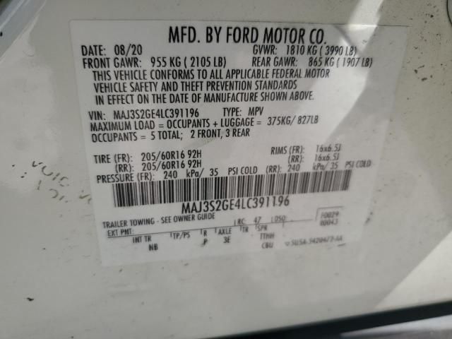 2020 Ford Ecosport SE