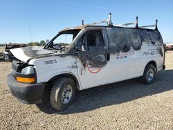 Salvage trucks for sale at Nisku, AB auction: 2021 Chevrolet Express G2500
