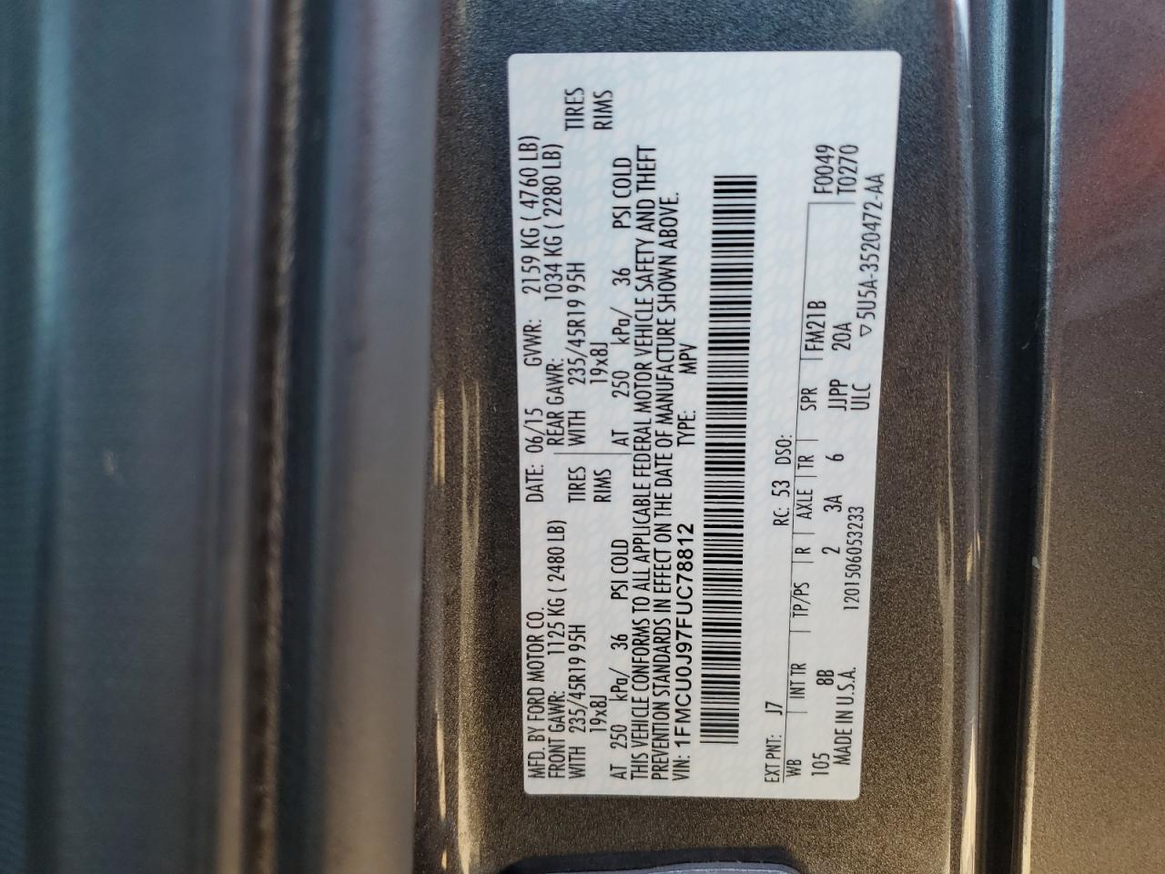 2015 Ford Escape Titanium