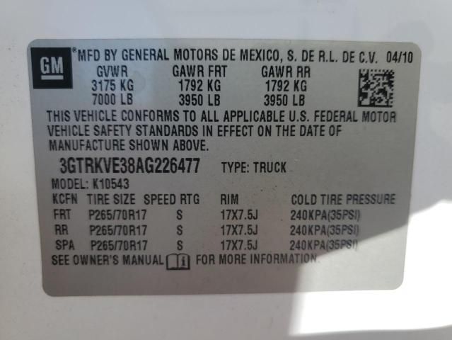 2010 GMC Sierra K1500 SLE