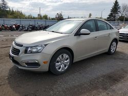 2015 Chevrolet Cruze LT en venta en Bowmanville, ON