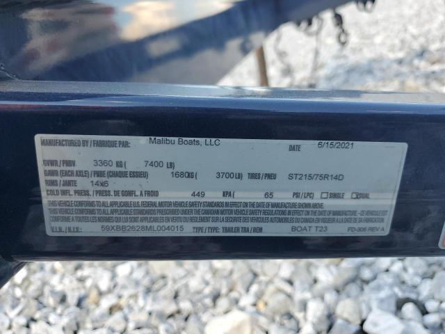 2021 Mainline 2021 Malibu Boats FD-306 REV A Boat Trailer