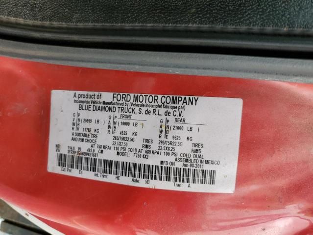 2011 Ford F750 Super Duty
