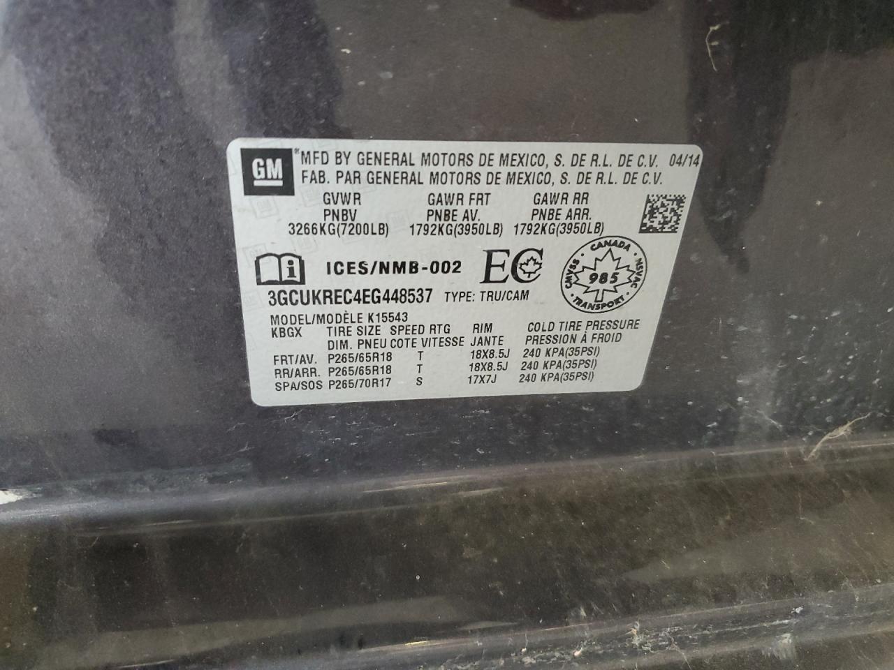 2014 Chevrolet 1500