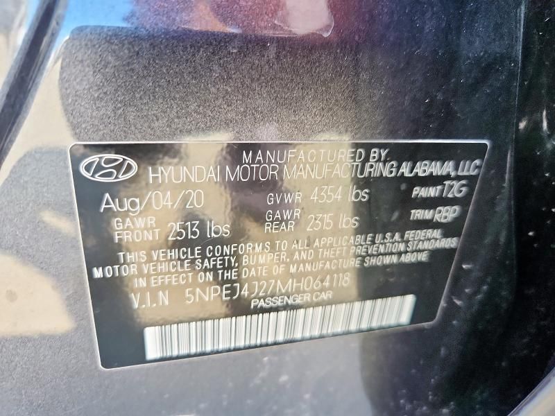 2021 Hyundai Sonata SEL Plus