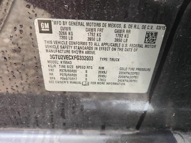2015 GMC Sierra K1500 SLT
