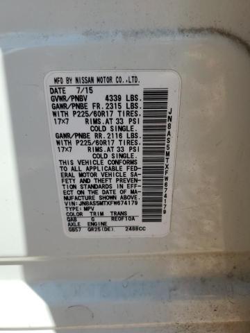 2015 Nissan Rogue Select s