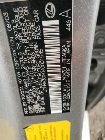 2004 Lexus Es 330