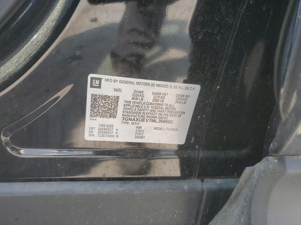 2021 Chevrolet Equinox lt