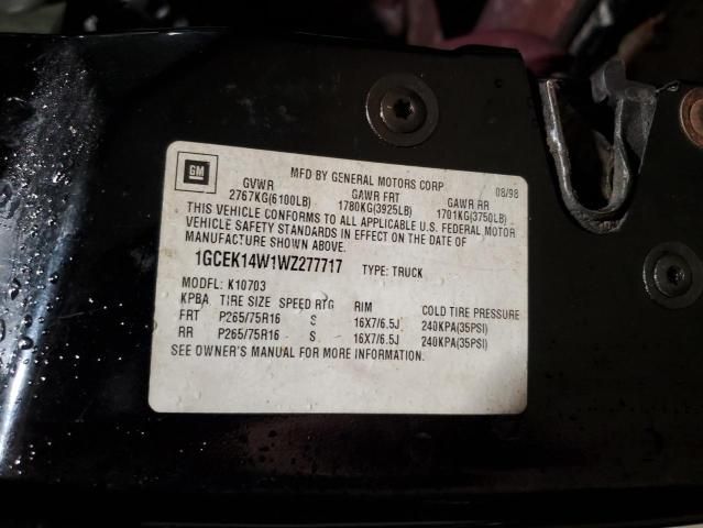 1998 Chevrolet GMT-400 K1500