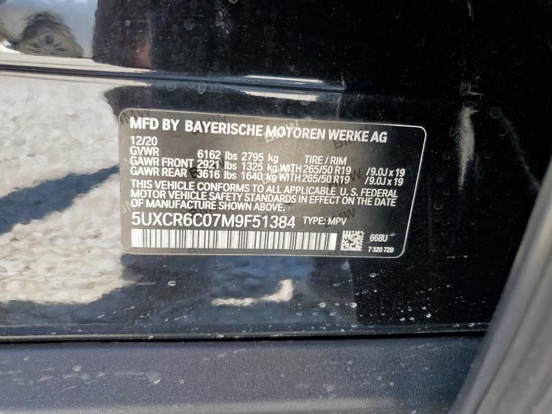 2021 BMW X5 XDRIVE40I