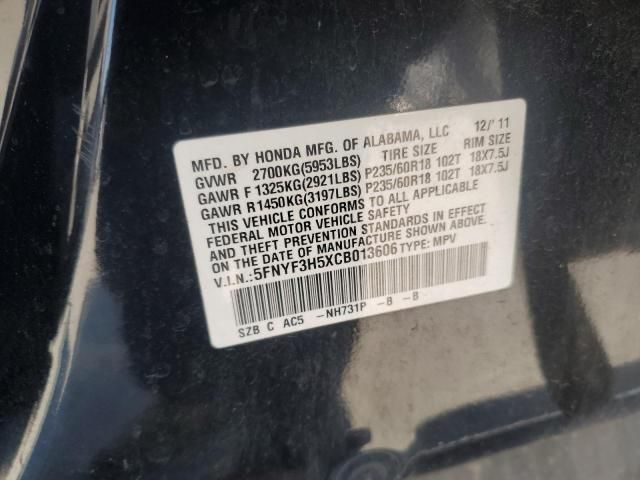 2012 Honda Pilot EXL