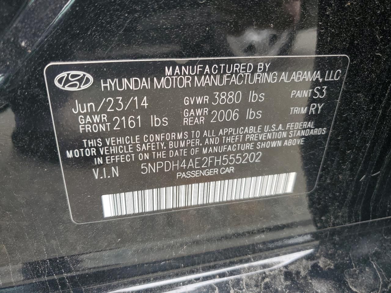 2015 Hyundai Elantra se