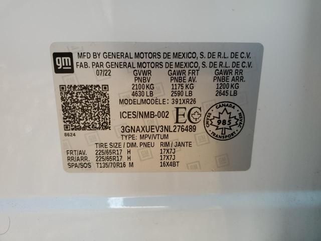 2022 Chevrolet Equinox lt