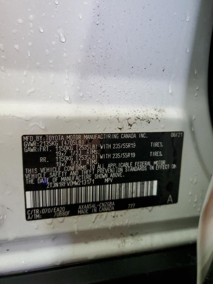 2021 Toyota Rav4 Limited