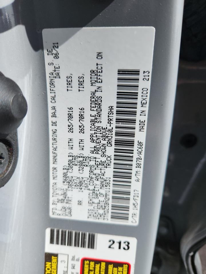 2021 Toyota Tacoma TRD OFF-Road