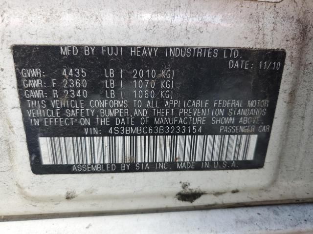 2011 Subaru Legacy 2.5I Premium