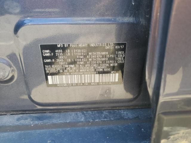 2017 Subaru Outback 2.5I Limited