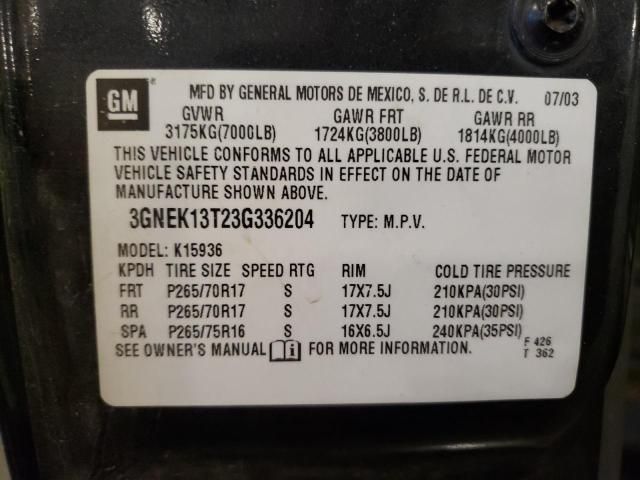 2003 Chevrolet Avalanche K1500