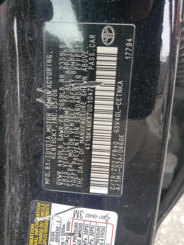 2007 Toyota Camry le