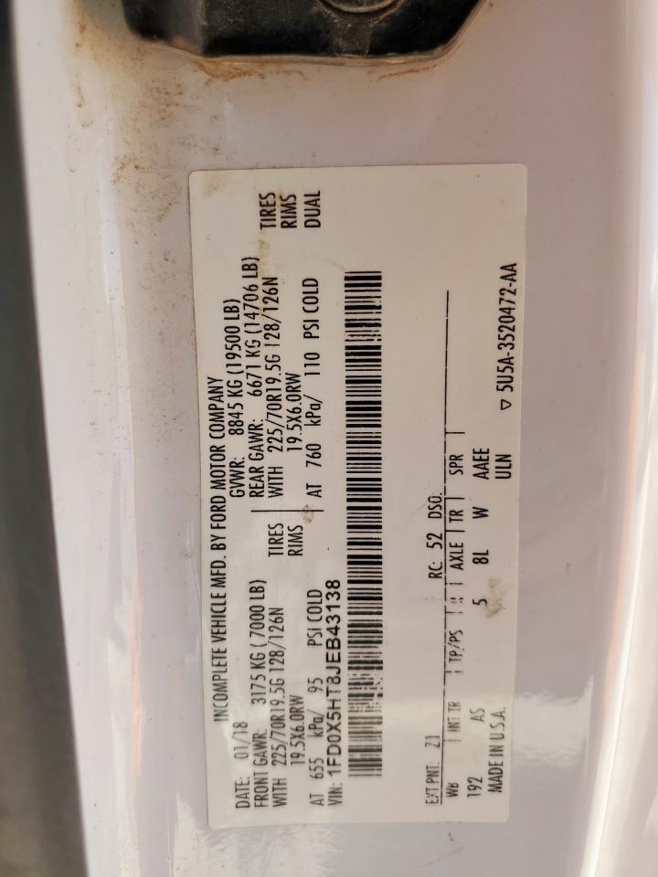 2018 Ford F550 Super Duty