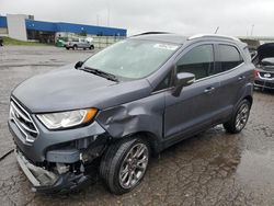 2019 Ford Ecosport Titanium en venta en Woodhaven, MI