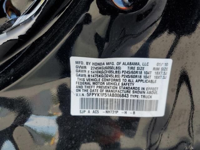 2010 Honda Ridgeline RTL