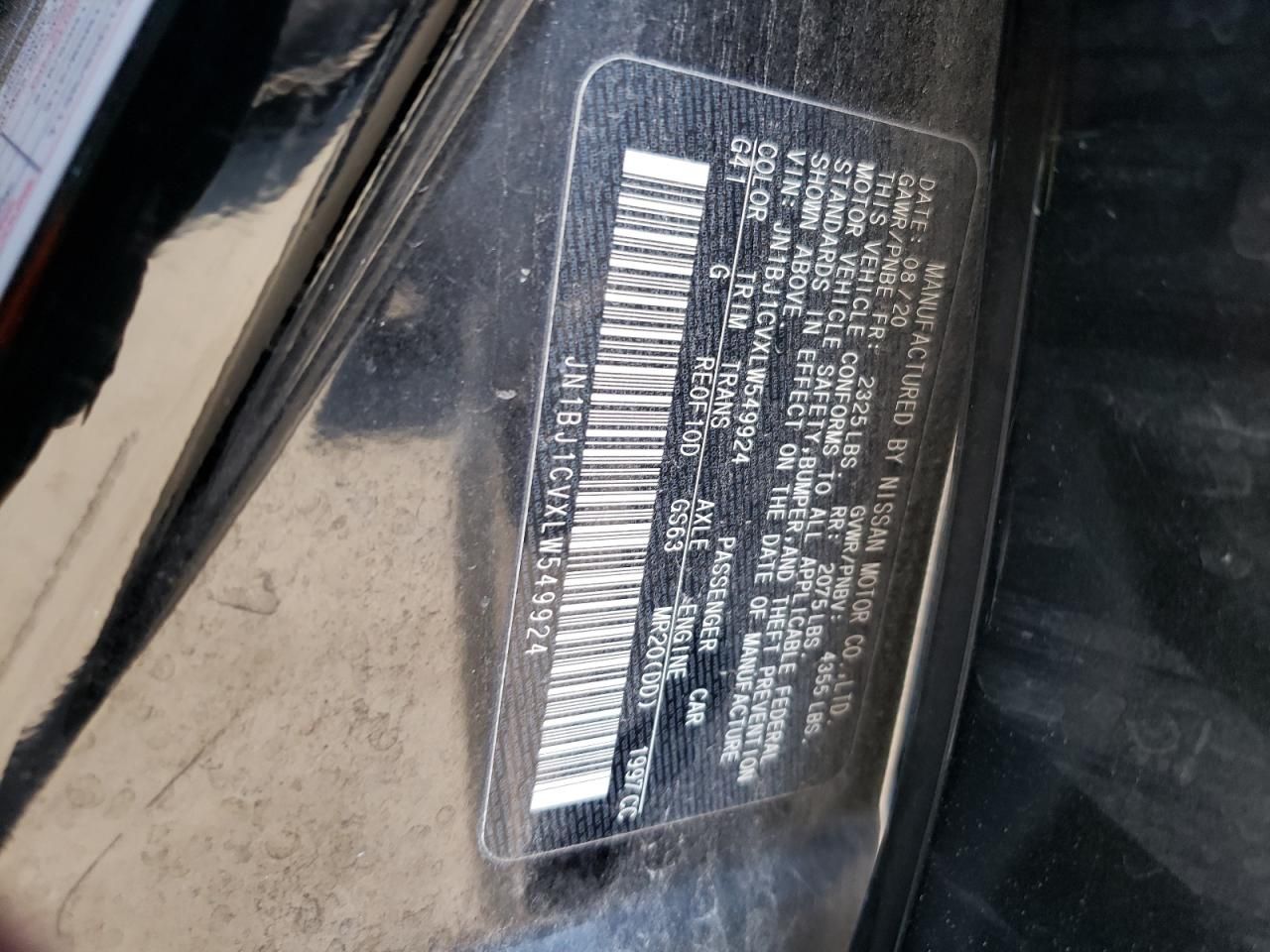 2020 Nissan Rogue Sport s