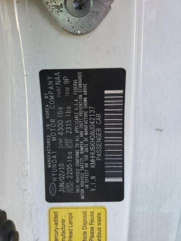 2010 Hyundai Genesis Coupe 3.8L