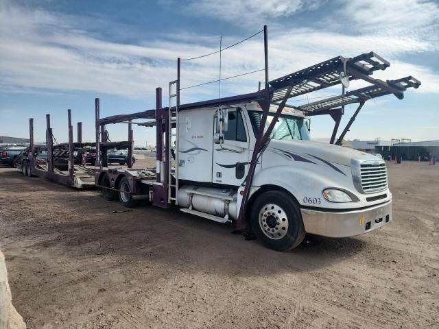 2006 Freightliner Columbia Car Carrier Truck Withcar Carrier Trailer