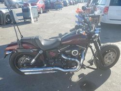 Salvage motorcycles for sale at Windham, ME auction: 2015 Harley-Davidson Fxdf Dyna FAT BOB