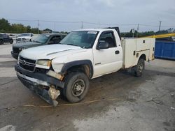 Salvage trucks for sale at Lawrenceburg, KY auction: 2007 Chev Silverado 3500 Class