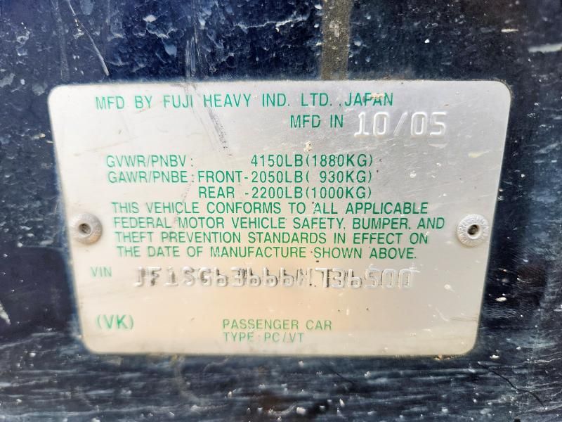 2006 Subaru Forester 2.5X