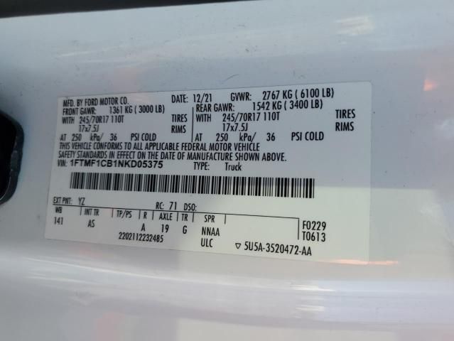 2022 Ford F150