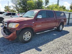 Salvage trucks for sale at Riverview, FL auction: 2006 Toyota Tundra Double Cab SR5