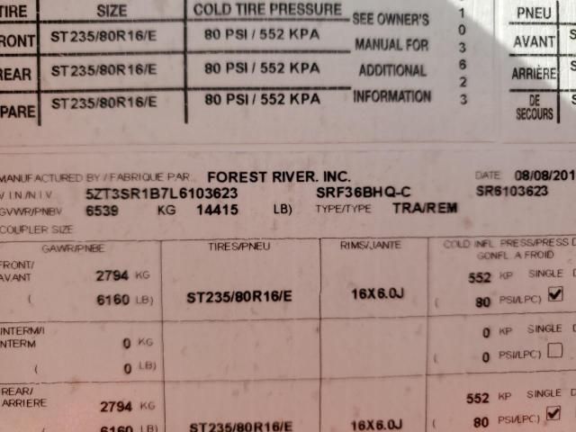 2020 Wildwood 2020 Foresriver Sabre