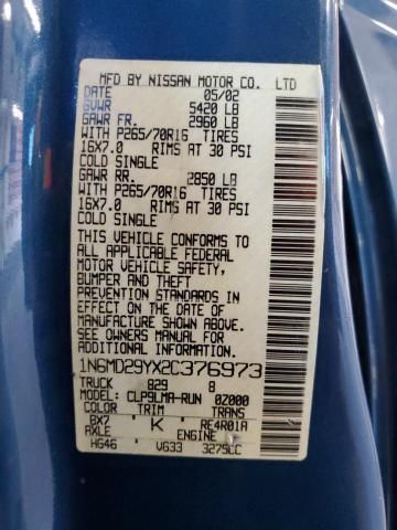 2002 Nissan Frontier Crew Cab SC