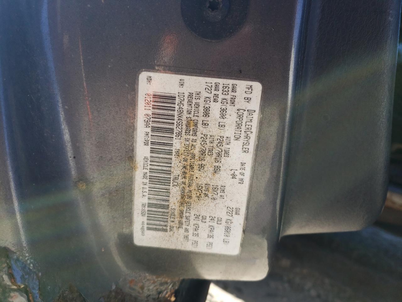 2004 Dodge Dakota Quad slt
