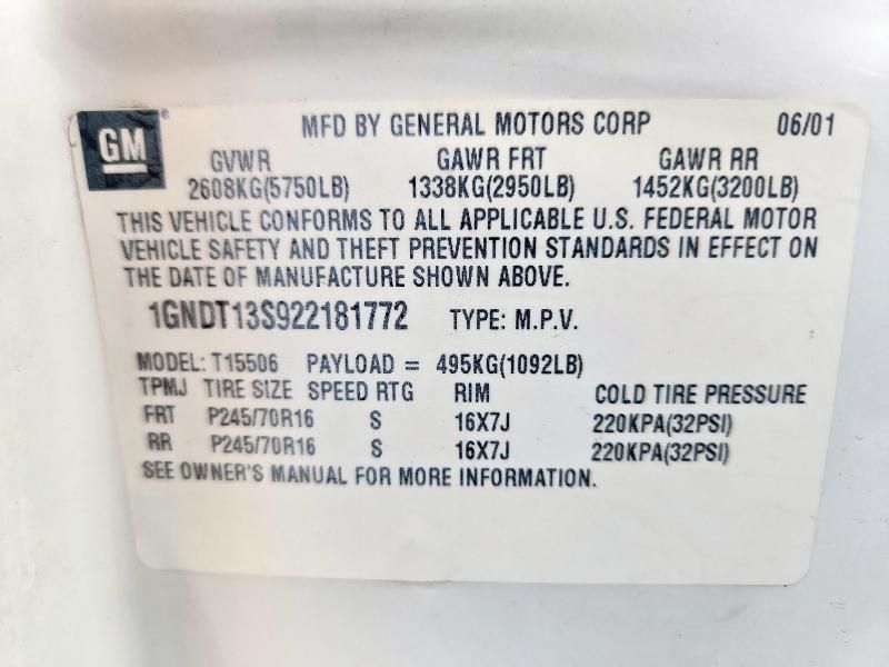 2002 Chevrolet Trailblazer