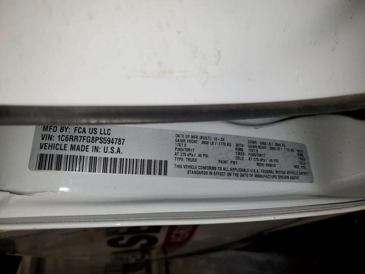 2023 Dodge Ram 1500 Classic Tradesman