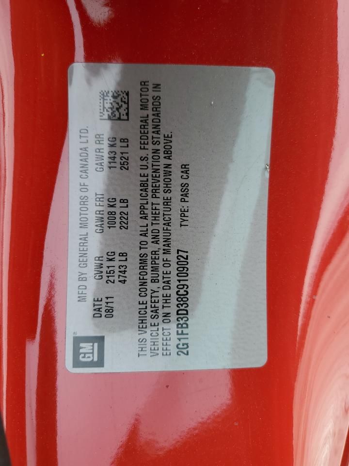 2012 Chevrolet Camaro lt