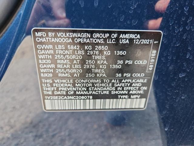 2022 Volkswagen Atlas Cross Sport SEL R-Line