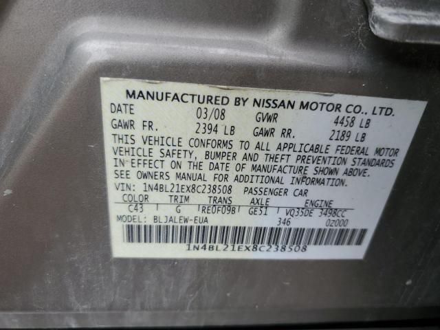 2008 Nissan Altima 3.5SE