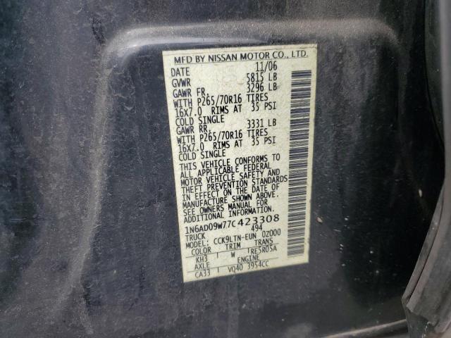 2007 Nissan Frontier Crew Cab LE