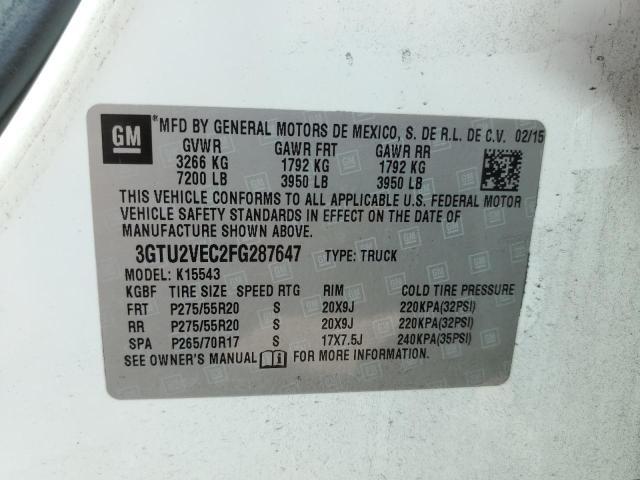 2015 GMC Sierra K1500 slt