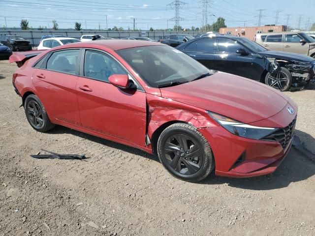 2022 Hyundai Elantra Blue