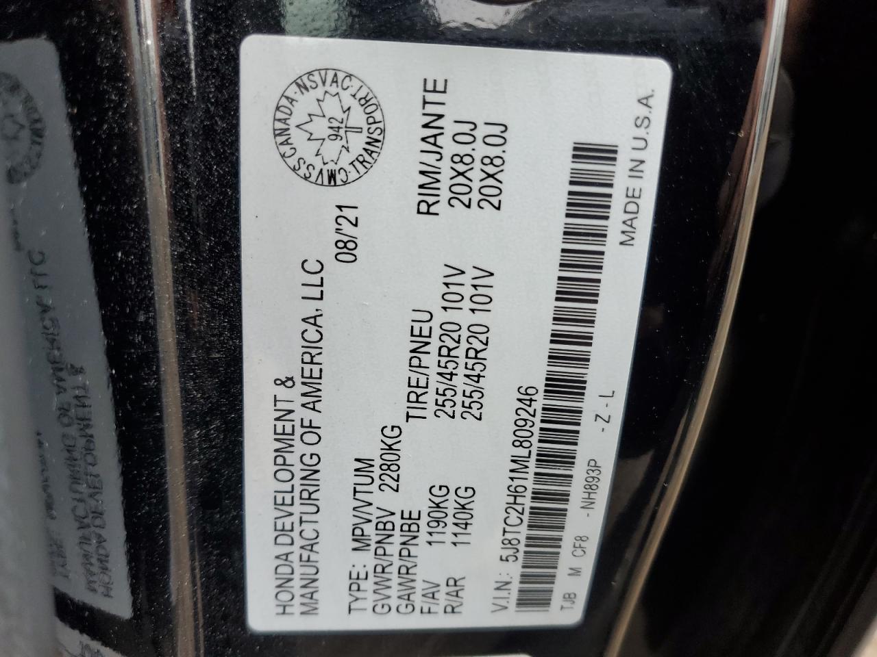 2021 Acura Rdx A-spec