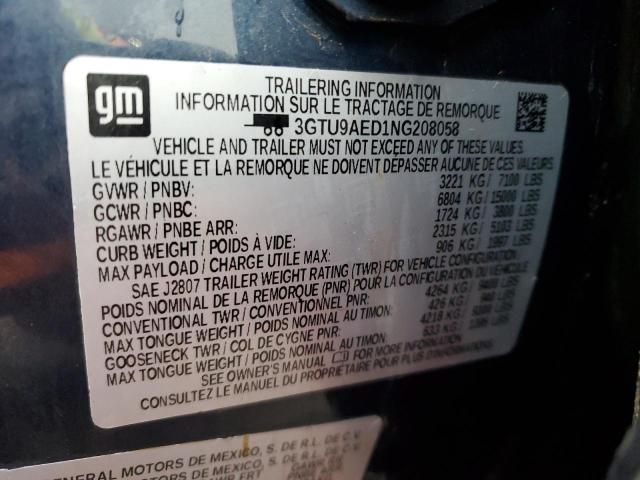2022 GMC Sierra Limited K1500