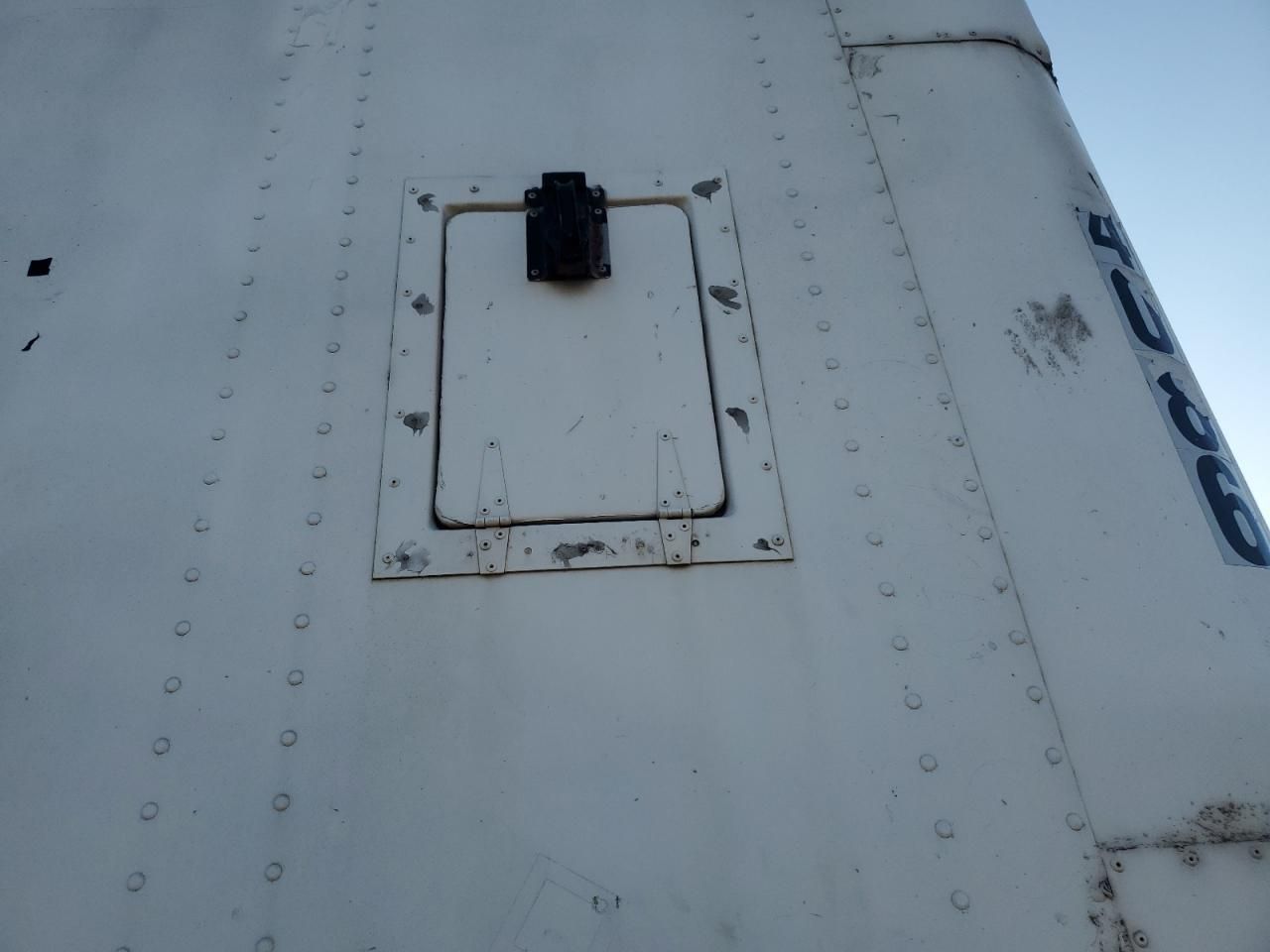 2001 Hyundai Translead VI2350152J8A DRY Van Trailer