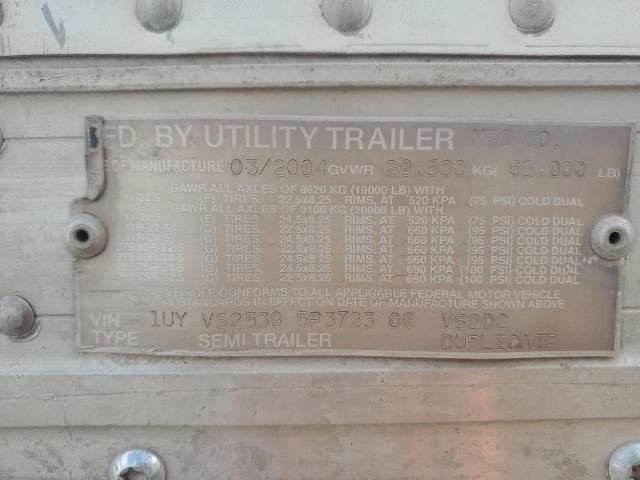 2005 Utility VS2DC DRY Van Trailer